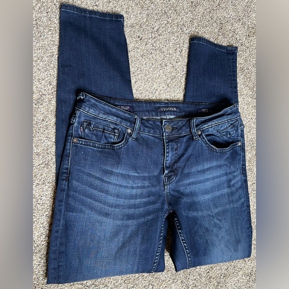 Vigoss “The New York” Skinny Womens Dark Wash Stretch Jeans 29 x 30 - Picture 1 of 5